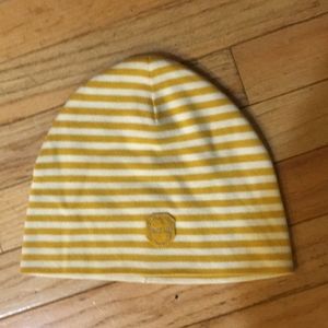 Mustard Striped Beanie